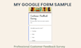 create a professional google forms survey and questionnaire