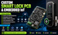 design custom smart lock pcb and embedded iot system