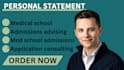 quickly proofread and edit your medical school personal statement, amcas,CV,eras