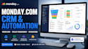 setup monday com workflows, automation, CRM and project management