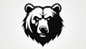 do awesome bear head t shirt logo