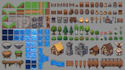 create 2d pixel game environment asset pack 2d tileset tilemap props backgrounds
