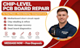 fix pcb board issue in your phone with chip level repair