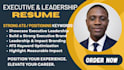 write an ats optimized executive resume