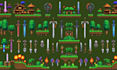 create 2d top down pixel art tileset game asset tile map background rpg game art