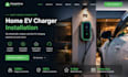 design wix ev charger installation website home ev charger contractor website