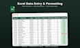 do excel data entry and pdf to excel conversion