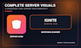 design a professional discord server logo and banner