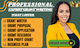 do professionally handle startup, nonprofit , grant writing