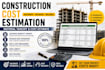 do construction cost estimation and material takeoff
