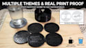 design custom 3d printable coasters and coaster holder sets