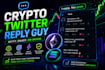 be your crypto reply guy for x and grow organic engagement