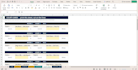 create a pickleball mixer excel sheet with rotations and standings