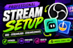 setup obs studio, streamlabs and streamelements for professional streaming
