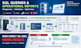 write sql queries and create operational database reports