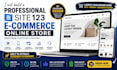build a professional site123 ecommerce online store