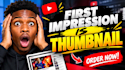design click worthy youtube thumbnails with high CTR