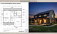 design architectural barndominium plans and 2d floor plan in autocad