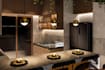 design modern kitchen interior with realistic 3d rendering