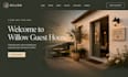 design squarespace guest house website accommodation booking website rental web