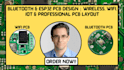 design bluetooth pcb, esp32 pcb, wireless pcb and pcb layout
