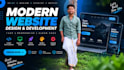 build a modern responsive website using react and javascript