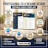 design a professional CV resume in canva