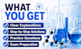 solve chemistry problems with clear explanations