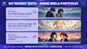 edit viral anime amv and lyric sync reels