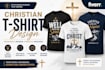 create trendy typographic and minimalist t shirt designs