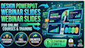 design powerpoint webinar slides for online courses and training