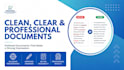 edit and format your business documents, reports, CV resume