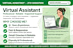 be your professional virtual assistant for data entry and admin work