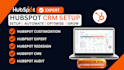 hubspot crm setup zapier automation landing page expert website implementation