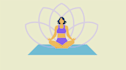 create a flat vector illustration with people