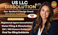 dissolve US llc, file US llc dissolution, close llc for non resident