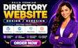 build brilliant directory website using listingpro, mylisting, hivepress website