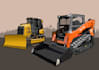 create vehicle and heavy equipment vector illustration