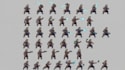 pixel art character sprite sheet pixel sprite 2d game character pixel animation