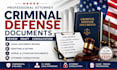 review and draft criminal defense documents and provide attorney consultation