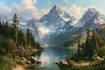 make a landscape digital painting
