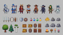 create pixel game assets 2d game assets pack pixel art props sprite ui game art
