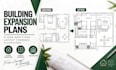 design building expansion plans, floor additions, layouts changes and elevations