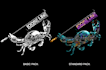 draw illustration of crab, lobster, turtle, manatee and more