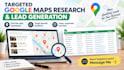do targeted google maps research and lead generation