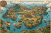 make fantasy map illustration
