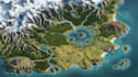 custom fantasy world map, dnd rpg and worldbuilding map