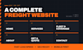 build a logistics website, trucking, courier and dispatch site