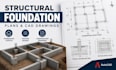 draft structural foundation floor plans, footing layouts cad drawings