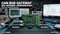 design custom automotive can bus gateway and ecu communication control module